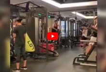 Viral video: While working out in the gym, a man did such an act, which shocked people