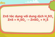 ZnS + H2SO4 → ZnSO4 + H2S