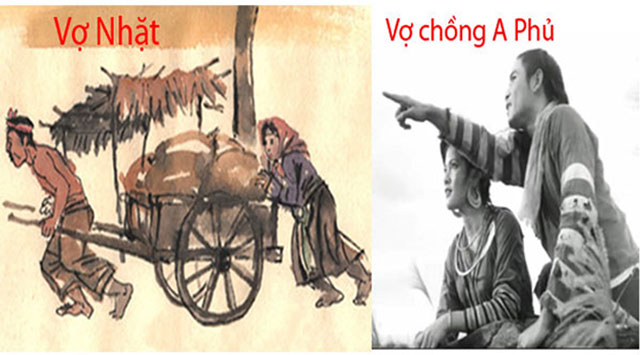 So sánh nhân vật Tràng và A Phủ trong Vợ Nhặt và Vợ chồng A Phủ