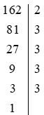 Tìm ƯCLN của 126 và 162 (ảnh 1)