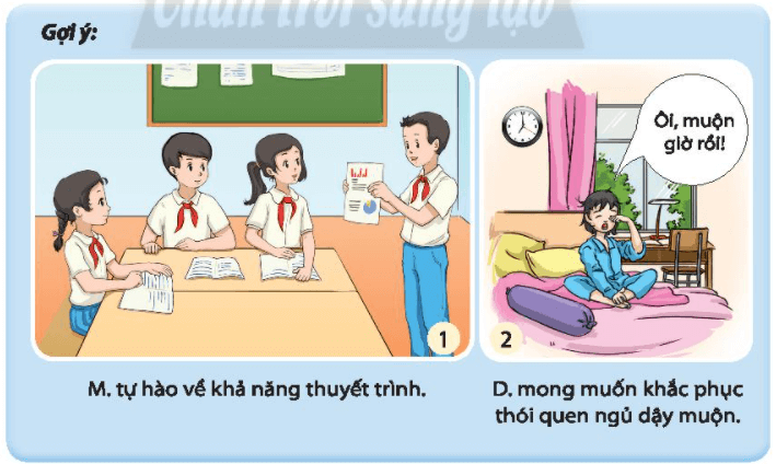 Nhiệm vụ 1 trang 8, 9 HĐTN lớp 7 Chân trời sáng tạo