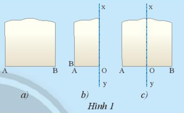 Giải Toán 7 Bài 5 (Chân trời sáng tạo): Đường trung trực của một đoạn thẳng (ảnh 1)