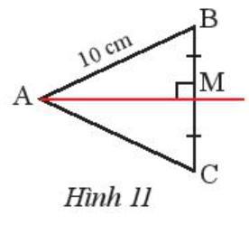 Giải Toán 7 Bài 5 (Chân trời sáng tạo): Đường trung trực của một đoạn thẳng (ảnh 1)