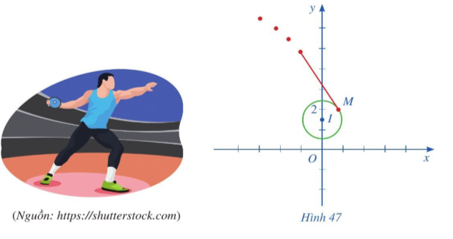 Giải Toán 10 Bài 5 (Cánh diều): Phương trình đường tròn (ảnh 1)