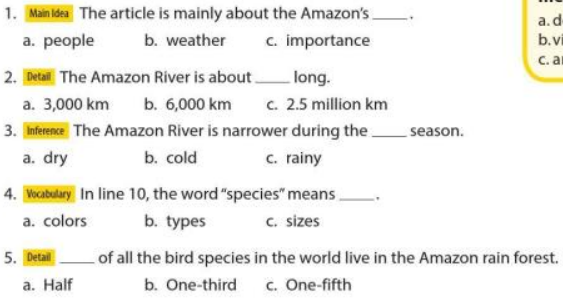 Tiếng Anh 7 Unit 4 Comprehesion trang 46 - Explore English (ảnh 2)