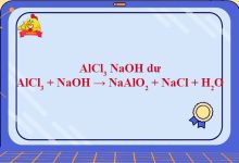 AlCl3 + NaOH → NaAlO2 + NaCl + H2O
