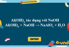 Al(OH)3 + NaOH → NaAlO2 + H2O