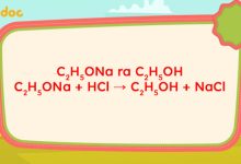 C2H5ONa + HCl → C2H5OH + NaCl