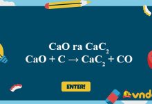 CaO + C → CaC2 + CO
