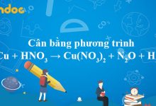Cu + HNO3 → Cu(NO3)2 + N2O + H2O
