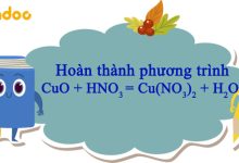 CuO + HNO3 → Cu(NO3)2 + H2O