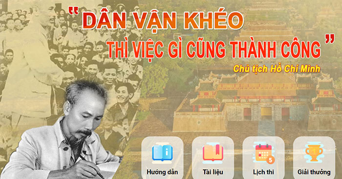 Đáp án cuộc thi Dân vận khéo tỉnh Thừa Thiên Huế 2023