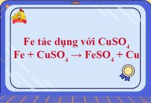 Fe + CuSO4 → FeSO4 + Cu