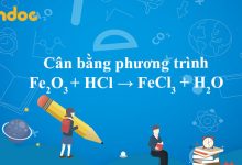 Fe2O3 + HCl → FeCl3 + H2O