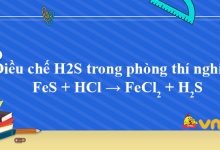 FeS + HCl → FeCl2 + H2S