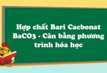 Hợp chất Bari Cacbonat BaCO3 - Cân bằng phương trình hóa học