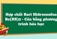 Hợp chất Bari Hidrosunfua Ba(HS)2 - Cân bằng phương trình hóa học