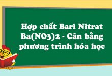 Hợp chất Bari Nitrat Ba(NO3)2 - Cân bằng phương trình hóa học