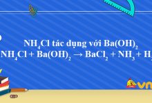 NH4Cl + Ba(OH)2 → BaCl2 + NH3 + H2O
