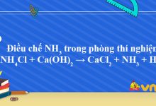 NH4Cl + Ca(OH)2 → CaCl2 + NH3 + H2O