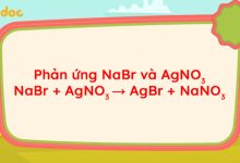 NaBr + AgNO3 → AgBr + NaNO3