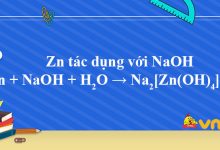 Zn + NaOH + H2O → Na2[Zn(OH)4] + H2