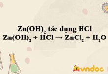 Zn(OH)2 + HCl → ZnCl2 + H2O