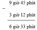 Lý thuyết Trừ số đo thời gian lớp 5 (ảnh 1)