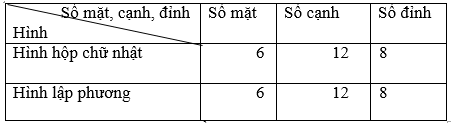 Toán lớp 5 trang 108 Hình hộp chữ nhật. Hình lập phương (ảnh 1)