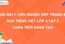 Bài 1: Dấu ngoặc kép trang 81 SGK Tiếng Việt 4 tập 2 Chân trời sáng tạo>