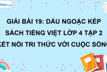 Bài 19: Dấu ngoặc kép trang 90 SGK Tiếng Việt lớp 4 tập 2 Kết nối tri thức với cuộc sống>