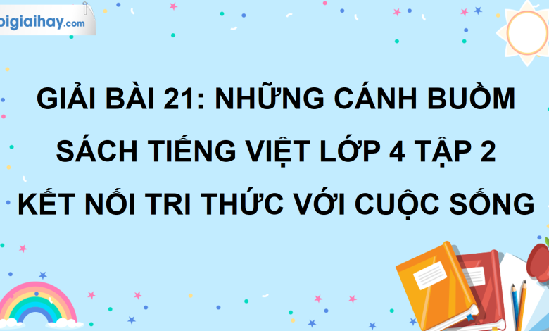 Bài 21: Những cánh buồm trang 98 SGK Tiếng Việt lớp 4 tập 2 Kết nối tri thức với cuộc sống>