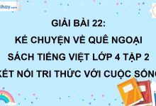 Bài 22: Kể chuyện: Về quê ngoại trang 105 SGK Tiếng Việt lớp 4 tập 2 Kết nối tri thức với cuộc sống>