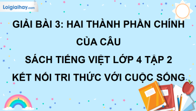 Bài 3: Hai thành phần chính của câu trang 18 SGK Tiếng Việt lớp 4 tập 2 Kết nối tri thức với cuộc sống>