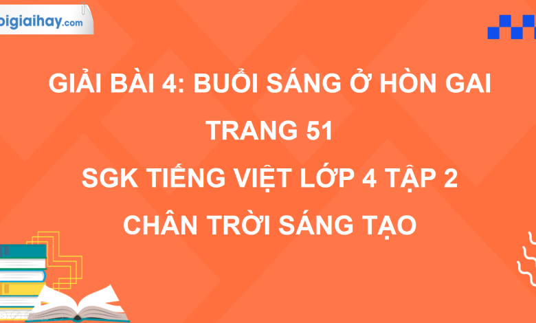 Bài 4: Buổi sáng ở Hòn Gai trang 51 SGK Tiếng Việt 4 tập 2 Chân trời sáng tạo>