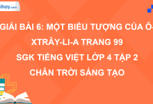 Bài 6: Một biểu tượng của Ô-xtrây-li-a trang 99 SGK Tiếng Việt 4 tập 2 Chân trời sáng tạo>