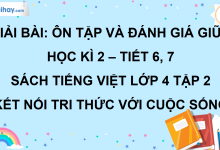 Bài: Đánh giá giữa học kì 2 - Tiết 6, 7 trang 75 SGK Tiếng Việt lớp 4 tập 2 Kết nối tri thức với cuộc sống>