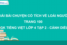 Chuyện cổ tích về loài người trang 100 SGK Tiếng Việt 4 tập 2 Cánh diều>