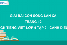 Con sóng lan xa trang 12 SGK Tiếng Việt 4 tập 2 Cánh diều>