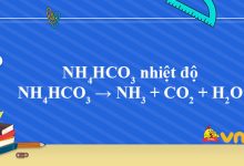 NH4HCO3 → NH3 + CO2 + H2O