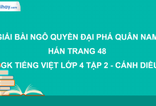 Ngô Quyền đại phá quân Nam Hán trang 48 SGK Tiếng Việt 4 tập 2 Cánh diều>