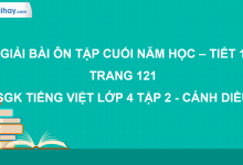 Ôn tập cuối năm học - Tiết 1 trang 121 SGK Tiếng Việt 4 tập 2 Cánh diều>