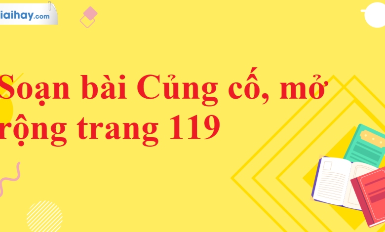 Soạn bài Củng cố, mở rộng trang 119 SGK Ngữ văn 11 tập 2 Kết nối tri thức - chi tiết>