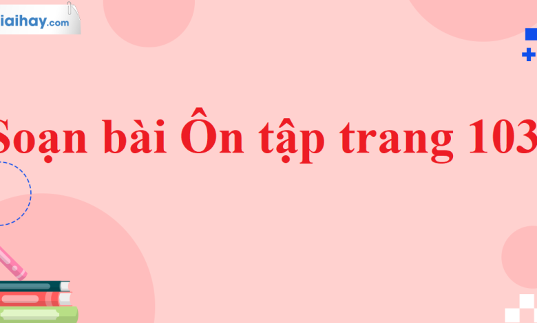 Soạn bài Ôn tập trang 103 SGK Ngữ văn 11 tập 2 Chân trời sáng tạo - chi tiết>