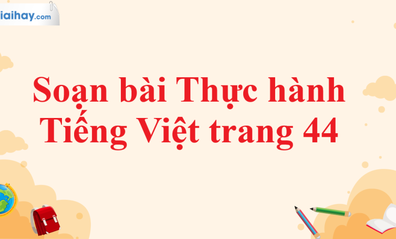 Soạn bài Thực hành Tiếng Việt trang 44 SGK Ngữ văn 11 tập 2 Cánh diều - chi tiết>