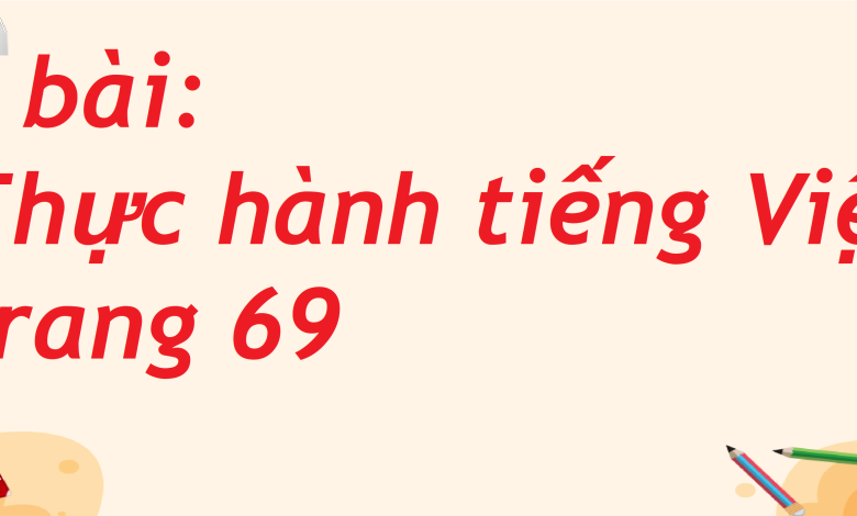 Soạn bài Thực hành tiếng Việt trang 69 SGK Ngữ văn 8 tập 2 Kết nối tri thức - chi tiết>