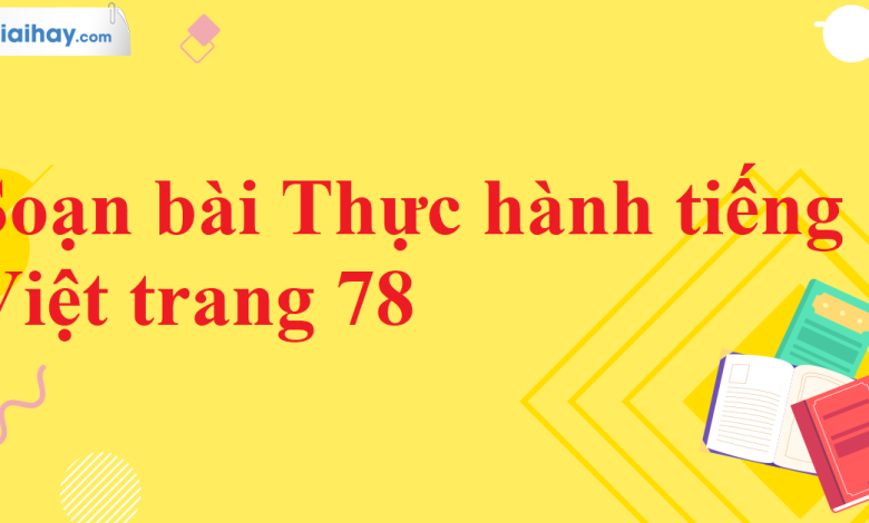 Soạn bài Thực hành tiếng Việt trang 78 SGK Ngữ văn 11 tập 2 Kết nối tri thức - chi tiết>