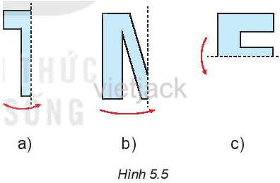 Tớ đang gấp giấy để cắt chữ. Hãy đoán xem tớ được chữ gì khi mở