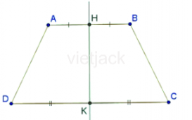 Cho các hình sau đây: (1) Đoạn thẳng AB. (2) Tam giác đều ABC.