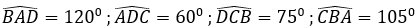 Cho hình thang ABCD như hình vẽ bên. Em hãy